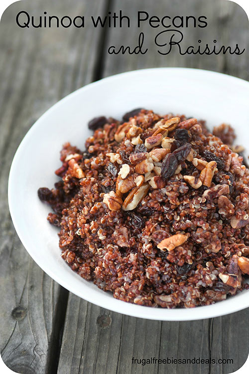 Quinoa with Pecans and Raisins