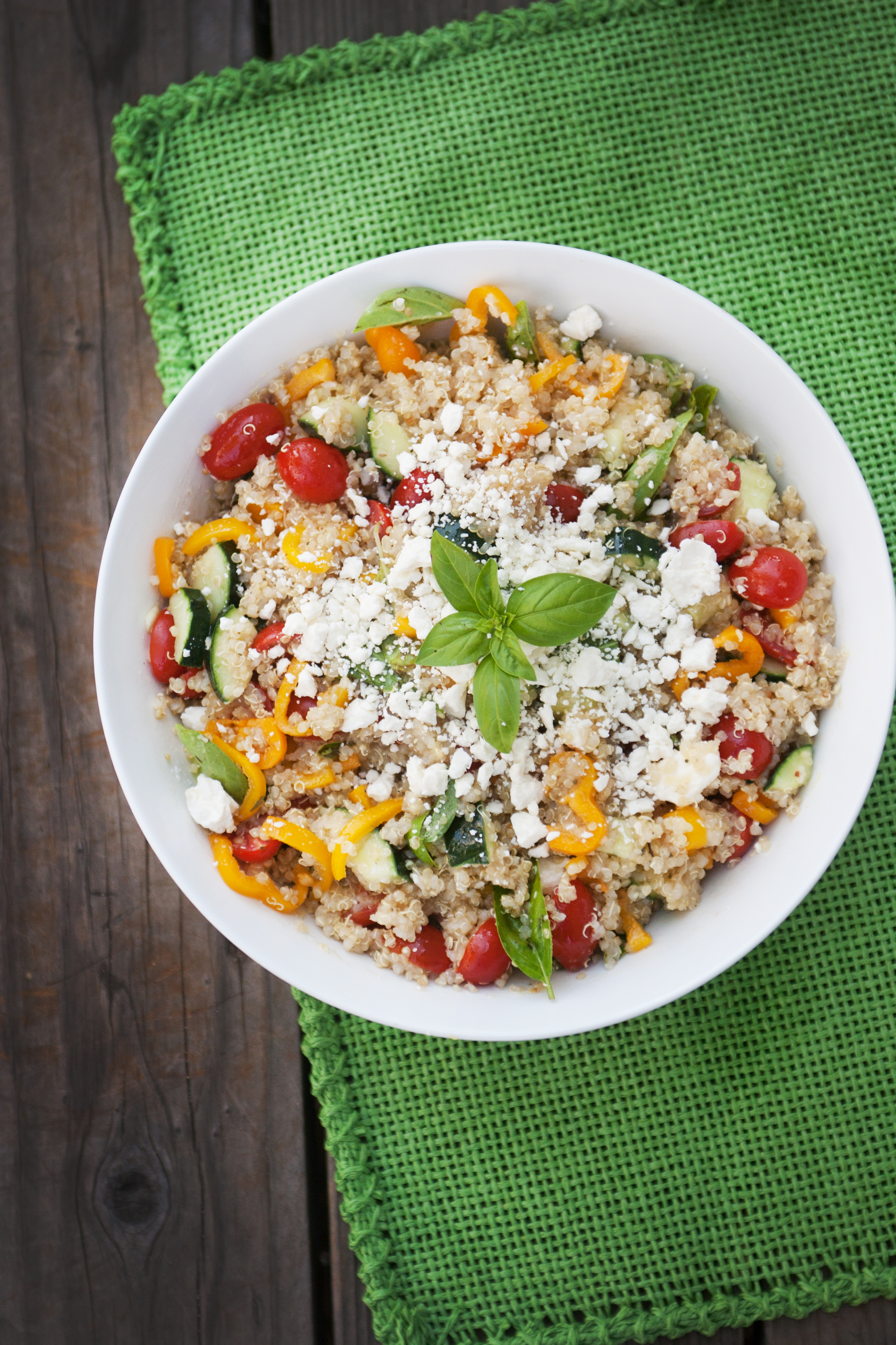 Greek Salad With Quinoa