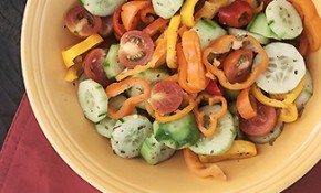 No Oil Greek Salad (0 Point Weight Watchers Recipe)