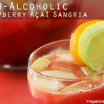 Skinny Non-Alcoholic Raspberry Açaí Sangria #Ad