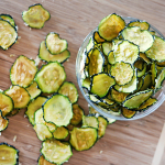 Parmesan Garlic Zucchini Chips