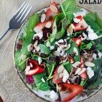 Spinach and Strawberry Salad with Chocolate Balsamic Vinaigrette