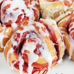 Gooey Cherry Cinnamon Rolls