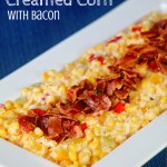 Confetti Creamed Corn with Bacon