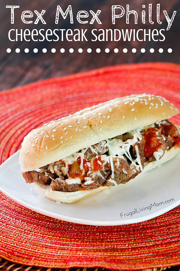 Tex-Mex Philly Cheesesteaks
