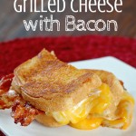 Sriracha Grilled Cheese with Bacon