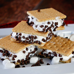 Smores “Ice Cream” Sandwiches