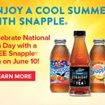 Free Snapple® Tea at Walmart for National Tea Day
